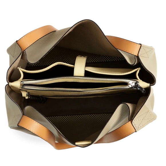 NWOT $595 Rag + Bone Passenger Perforated Leather Laptop / iPad Tote! - Picture 5 of 6